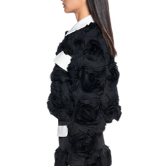 AKIRA - 3D FLORAL BOMBER SET - JACKET AND SKIRT - Picture 3 of 9